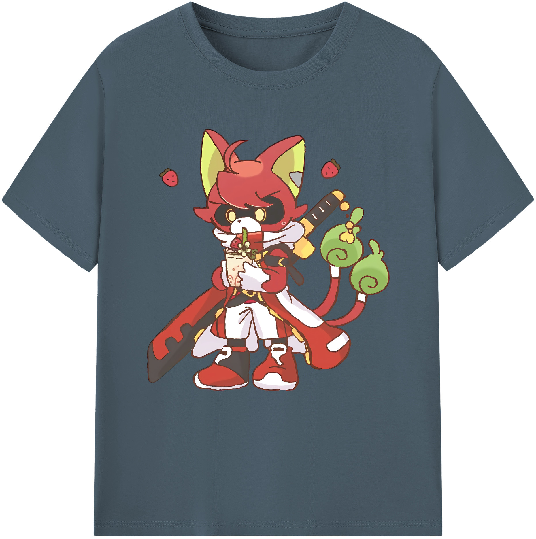 （画像用） 妖怪ウォッチ Yo-kai Watch 綿100％半袖Tシャツ（フロントプリント）
